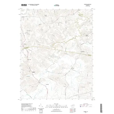 2019 Map of Dunmor, 2019 Print