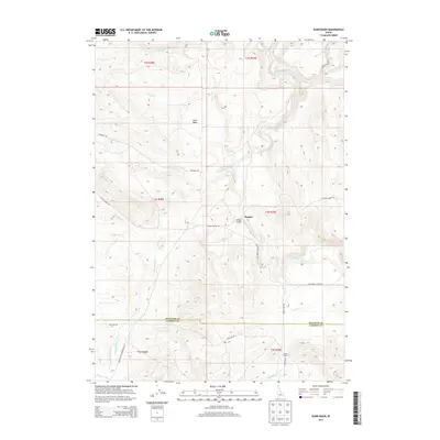 2013 Map of Dunn Basin, 2013 Print