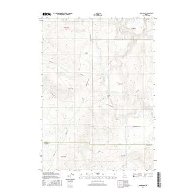 2017 Map of Dunn Basin, 2017 Print