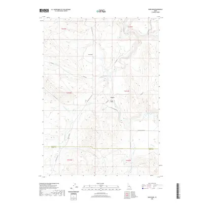2020 Map of Dunn Basin, 2020 Print