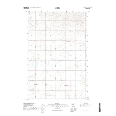 2018 Map of Dunn Center NE, 2018 Print