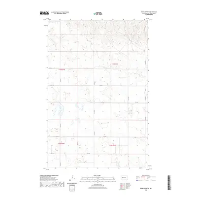 2020 Map of Dunn Center NE, 2020 Print