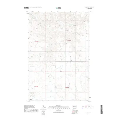 2020 Map of Dunn Center NW, 2020 Print