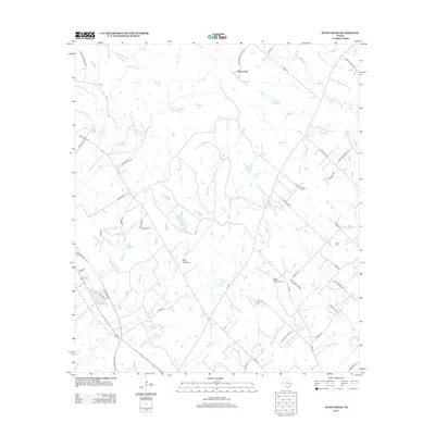 2013 Map of Dunn Creek, 2013 Print