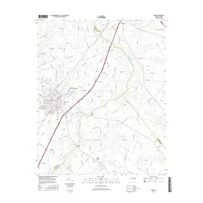 2016 Map of Dunn, 2016 Print