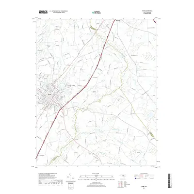 2019 Map of Dunn, 2019 Print