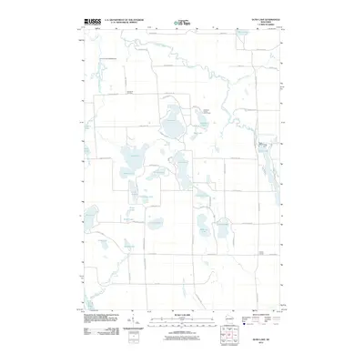2010 Map of Dunn Lake, 2010 Print