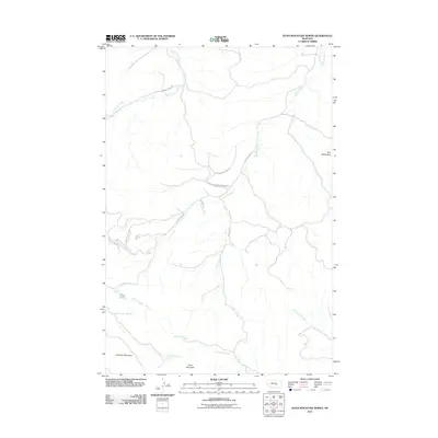 2011 Map of Dunn Mountain North, 2011 Print
