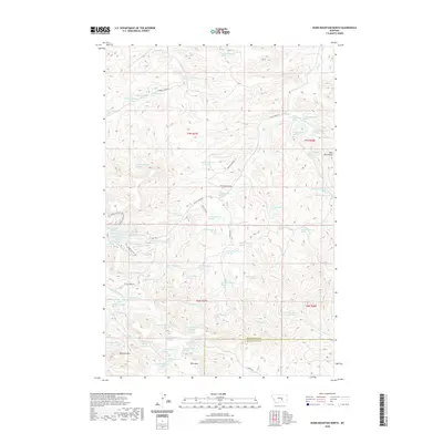 2020 Map of Dunn Mountain North, 2020 Print