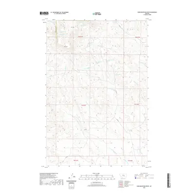 2020 Map of Dunn Mountain South, 2020 Print
