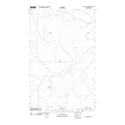 2011 Map of Dunn Mountain, 2011 Print