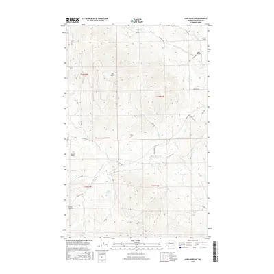 2017 Map of Dunn Mountain, 2017 Print