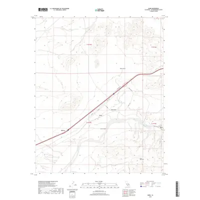 2018 Map of Dunn, 2018 Print