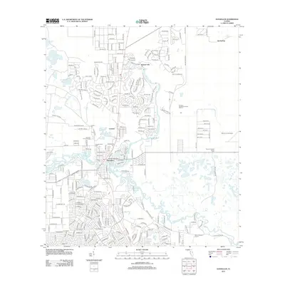 2012 Map of Dunnellon, 2012 Print