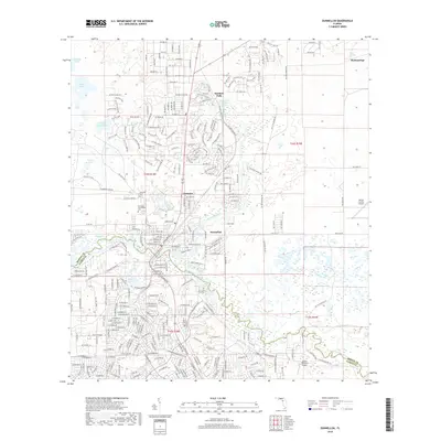 2018 Map of Dunnellon, 2018 Print