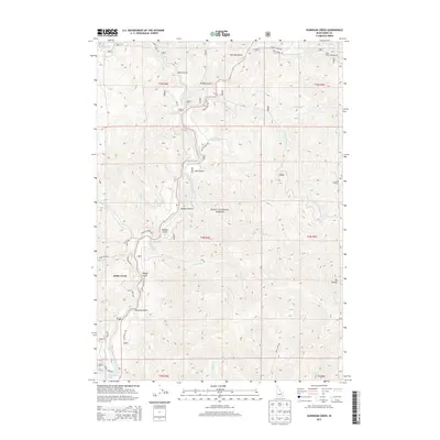 2013 Map of Dunnigan Creek, 2013 Print