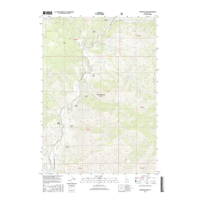 2017 Map of Dunnigan Creek, 2017 Print