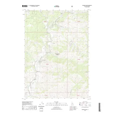 2020 Map of Dunnigan Creek, 2020 Print