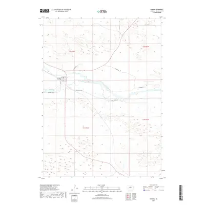 2017 Map of Dunning, 2017 Print
