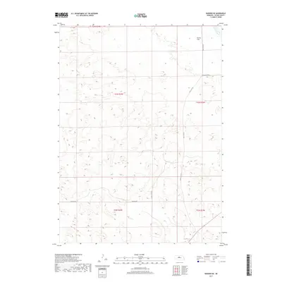 2017 Map of Dunning NE, 2017 Print