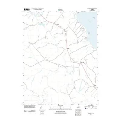 2011 Map of Dunnsville, 2011 Print