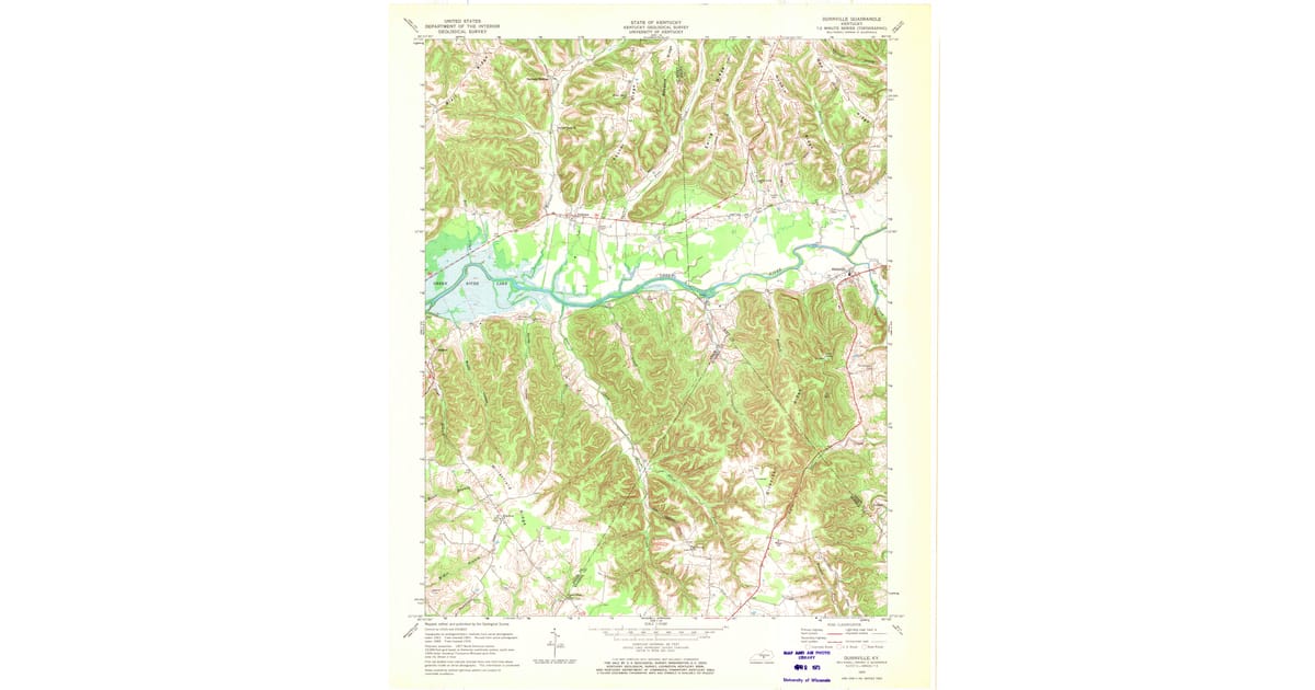 1970s Maps of Barnett Springs, KY | Pastmaps