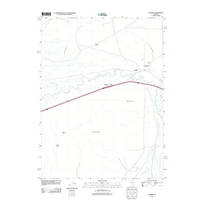 2012 Map of Dunphy, 2012 Print
