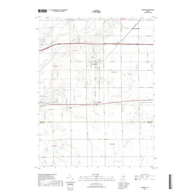 2019 Map of Dunreith, 2019 Print