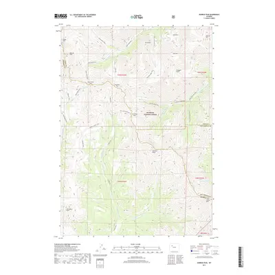 2017 Map of Dunrud Peak, 2017 Print