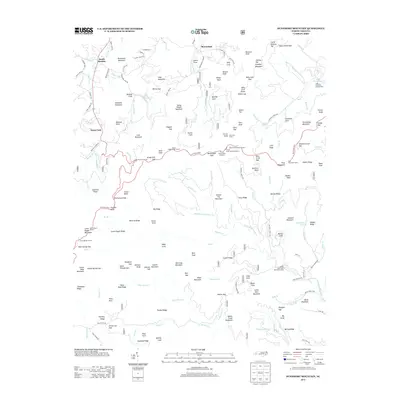 2013 Map of Dunsmore Mountain, 2013 Print