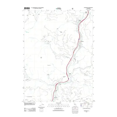 2012 Map of Dunsmuir, 2012 Print