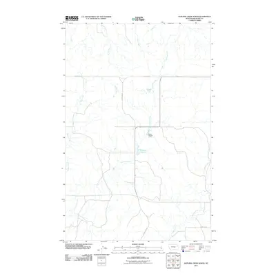 2011 Map of Duplisse Creek North, 2011 Print