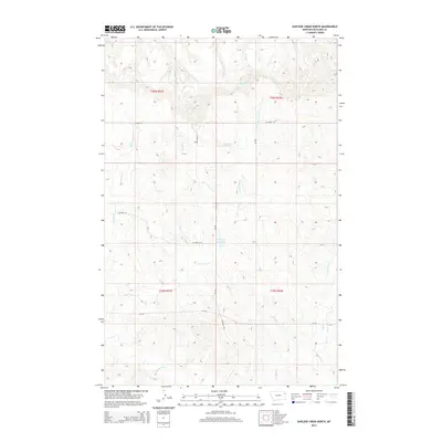 2014 Map of Duplisse Creek North, 2014 Print