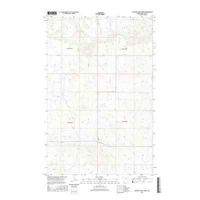 2017 Map of Duplisse Creek North, 2017 Print
