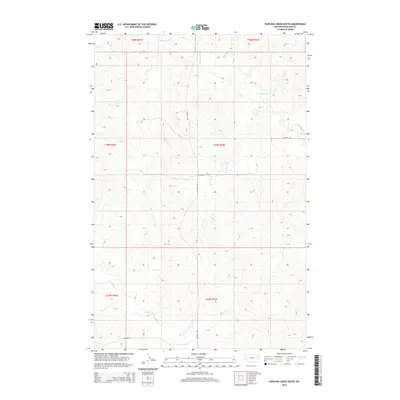 2014 Map of Duplisse Creek South, 2014 Print
