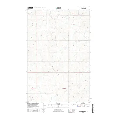 2017 Map of Duplisse Creek South, 2017 Print