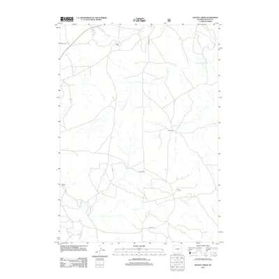 2012 Map of Dupont Creek, 2012 Print