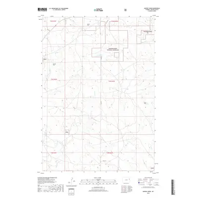 2018 Map of Dupont Creek, 2018 Print