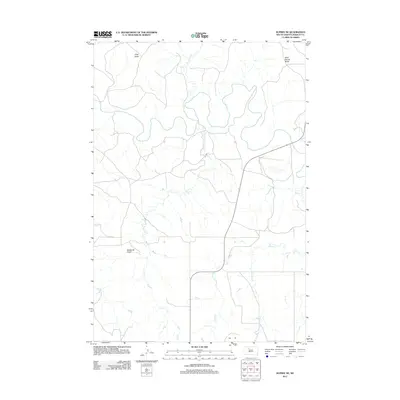 2012 Map of Dupree NE, 2012 Print