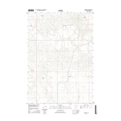 2015 Map of Dupree NE, 2015 Print