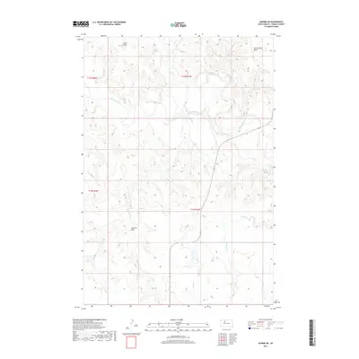 2017 Map of Dupree NE, 2017 Print