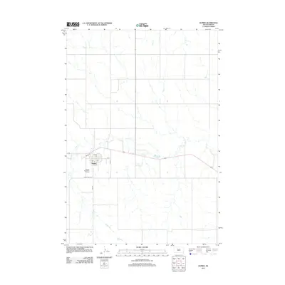 2012 Map of Dupree, 2012 Print
