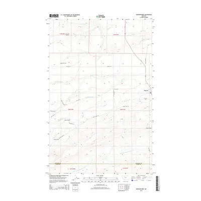 2014 Map of Dupuyer West, 2014 Print