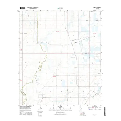 2015 Map of Duralde, 2015 Print