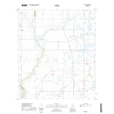 2018 Map of Duralde, 2018 Print