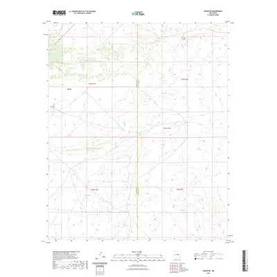 2023 Map of Duran NE, 2023 Print