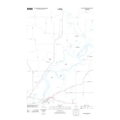 2013 Map of Durand North, 2013 Print