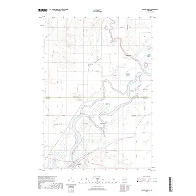 2018 Map of Durand North, 2018 Print