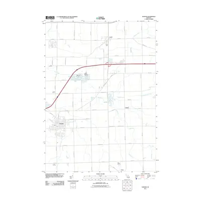 2011 Map of Durand, 2011 Print