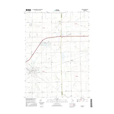 2017 Map of Durand, 2017 Print
